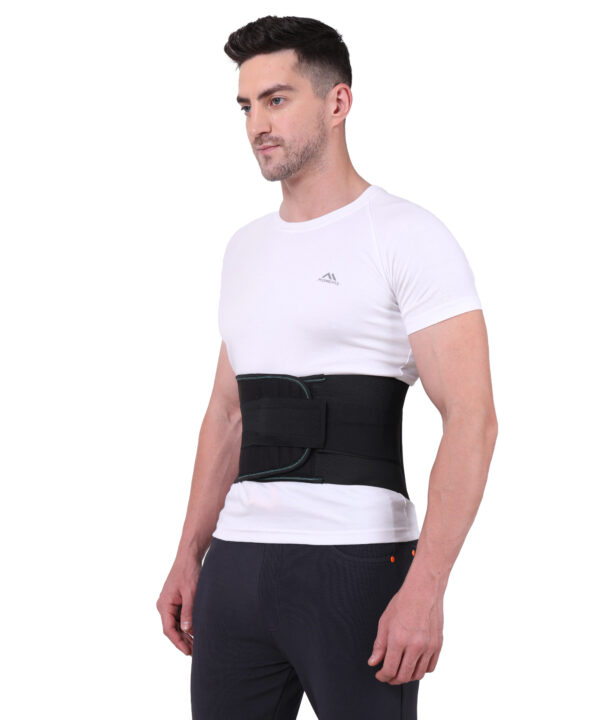 black lumbar support