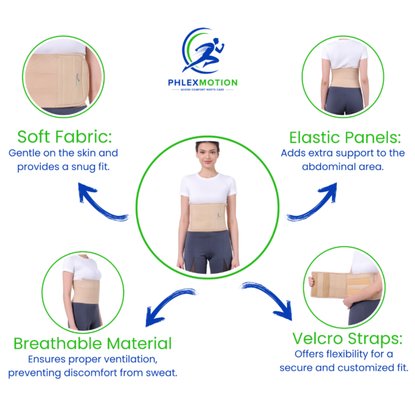 features of abdominal belt